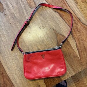 New leather Baci crossbody purse